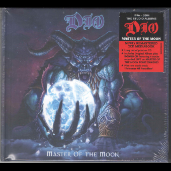 DIO Master Of The Moon 2CD DELUXE EDITION MEDIABOOK [CD]